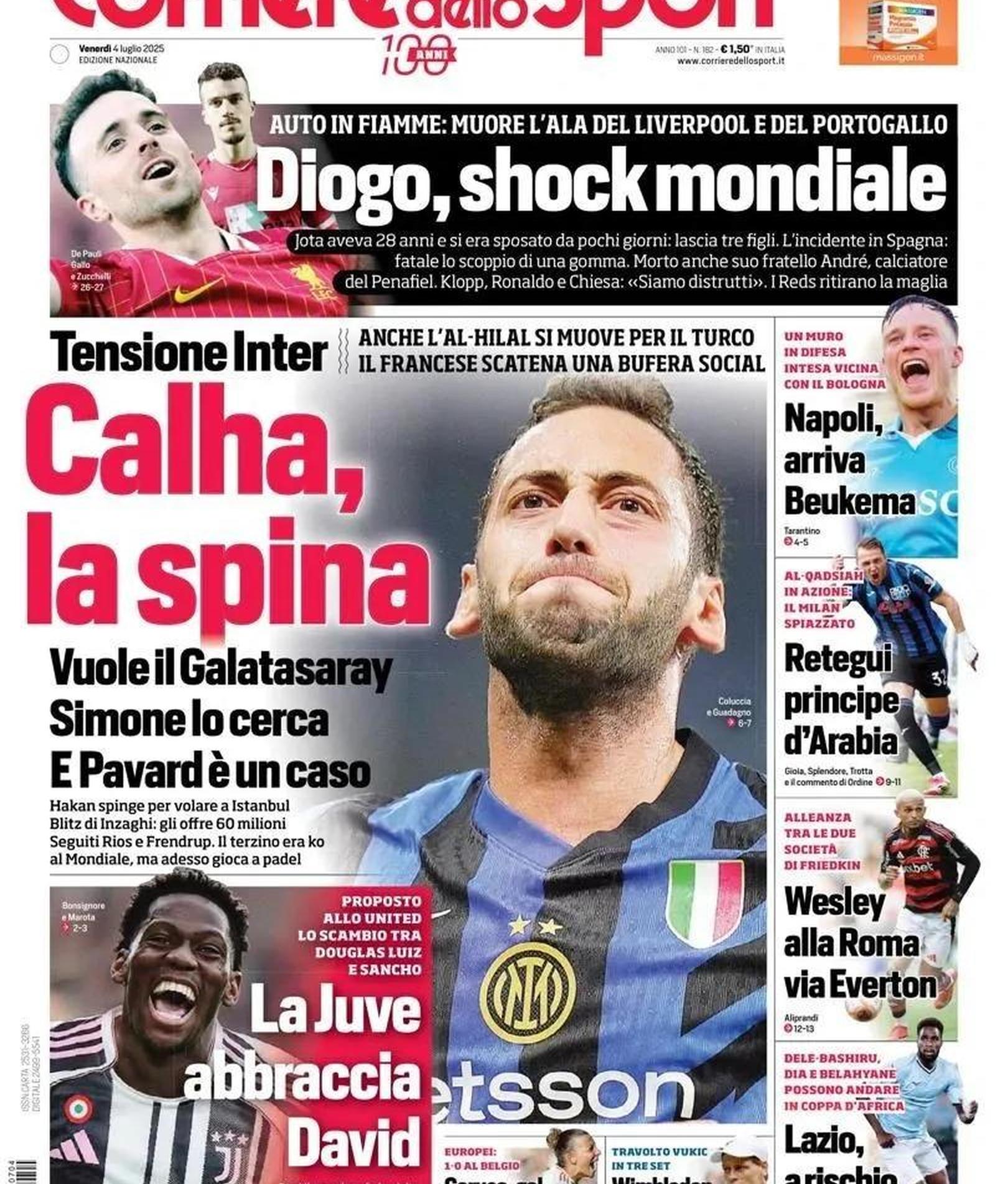 意大利冠军发表会意外，意大利队报上前程一片的简单介绍